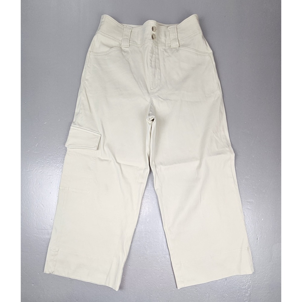 SPANX Cream Wide Leg Pants